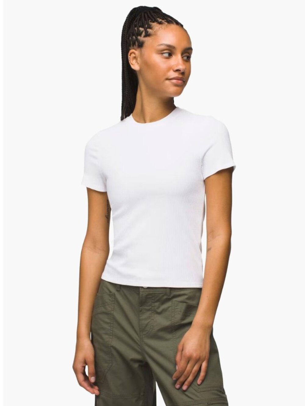 NWOT - prAna -  Foundation Rib T-Shirt - Women's Size M